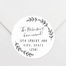 Search for housewarming return address labels Change of address