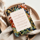Search for orange floral wedding invitations Botanical