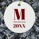 Search for simple christmas tree decorations Red and white