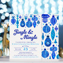 Search for blue christmas invitations Baubles