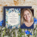 Search for dusty blue birthday invitations Elegant