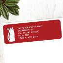 Search for comical return address labels Cat