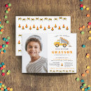 Search for digger birthday invitations Boy