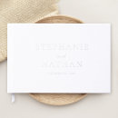 Search for minimalist wedding guest books Simple