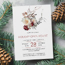 Search for floral open house invitations Winter