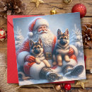Search for german shepherd puppy christmas cards Cute