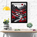 Search for red white and black posters Landscape