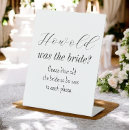 Search for how old was bride Black and white
