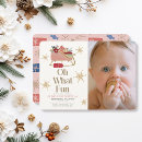 Search for holiday 1st birthday invitations Snowflake