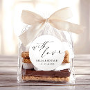 Search for love and thanks wedding stickers Thank you