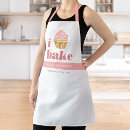 Search for pink cupcake aprons Pastry chef
