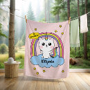 Search for cartoon blankets Unicorn