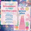 Search for pink quinceanera invitations Quinceañera