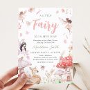 Search for fairy baby shower invitations Whimsical