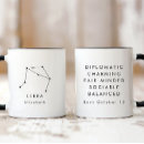 Search for zodiac sign libra mugs Modern