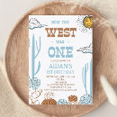 Search for blue and brown invitations Western