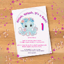Search for sea life birthday invitations Whimsical