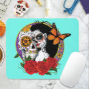 Search for sugar skull mousepads Roses