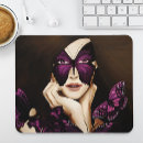 Search for butterfly lover mousepads Purple
