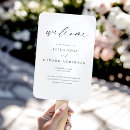 Search for minimalist wedding programs Calligraphy