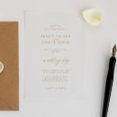 Search for elegant clear wedding invitations Typography