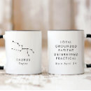 Search for taurus zodiac mugs Black and white
