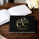 Search for black gold wedding guest books Script