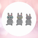 Search for grey rabbit stickers Bunny