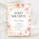 Search for floral baby shower invitations Botanical