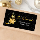 Search for glamour return address labels Gold