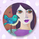 Search for purple bird stickers Nature