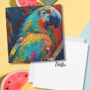 Search for red parrot cards Macaw
