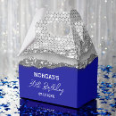 Search for royal blue favour boxes Silver