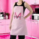 Search for interior design aprons Hot pink