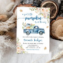 Search for blue truck baby shower invitations Boho