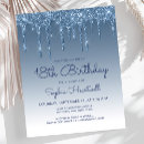 Search for blue 18th birthday invitations Eighteen