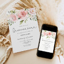 Search for floral rose invitations Minimalist