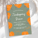 Search for autumn potluck dinner invitations Pumpkins