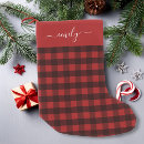 Search for buffalo check christmas stockings Plaid