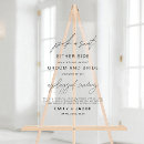 Search for unplugged wedding signs Minimalist