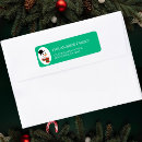 Search for snowman return address labels Green