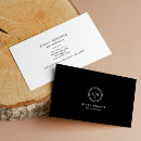 Search for circle logo business cards Simple