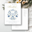 Search for navy blue white postcards Script