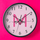 Search for hot pink clocks Cute