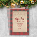 Search for plaid christmas invitations Modern