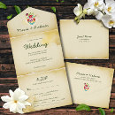 Search for rustic heart wedding invitations Watercolor