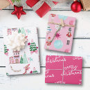 Search for christmas village wrapping paper Cute
