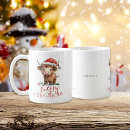 Search for cute highland cow mugs Festive