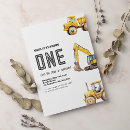Search for bulldozer birthday invitations Kids