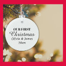 Search for best christmas tree decorations Newly weds